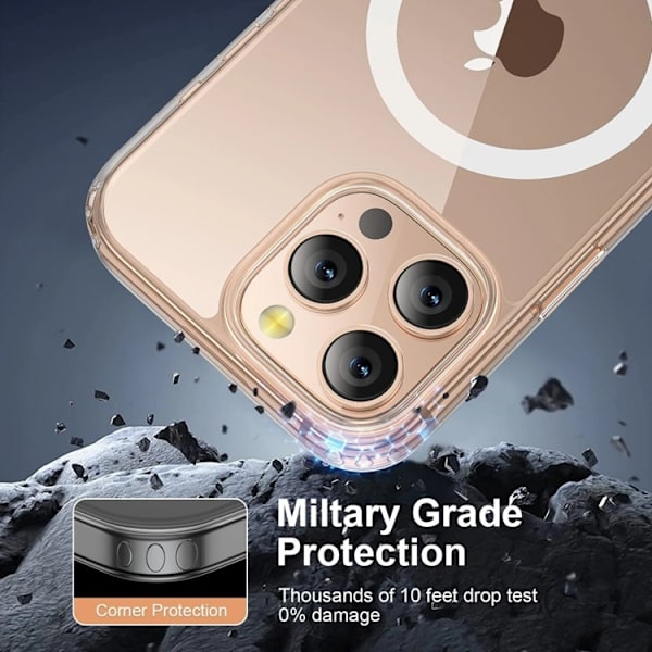 Tech-Protect Mobilskal till iPhone 16 Pro Max Magsafe Flex - Clear Transparent