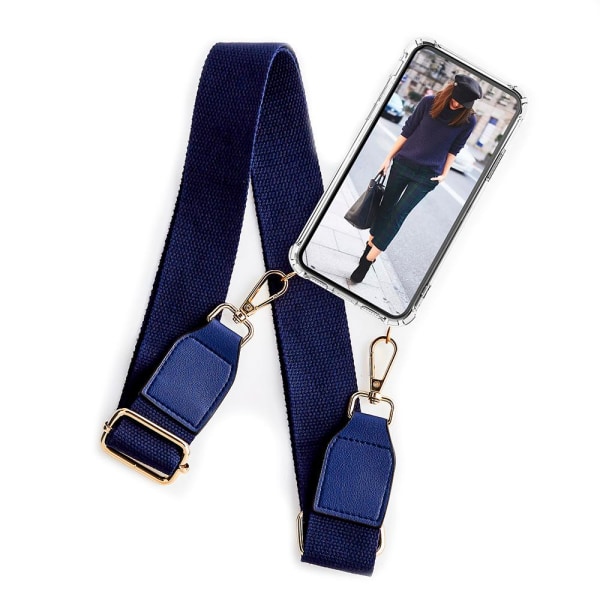 Boom iPhone 13 Pro Max etui med mobil halskæde - Bælte Blå 2685 | 150 |  Fyndiq