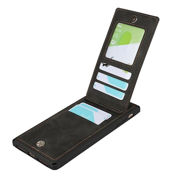 Skal med Kortplatser till iPhone 7/8 Plus - Blå Blue