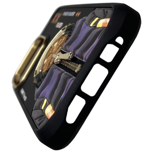 Nimmy Telefontaske til iPhone 16 Pro Max Cool & Cute 2.0 Monkey - Sort Black