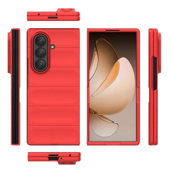 Mobilskal till Galaxy Z Fold7 5G Anti-Drop - Röd Röd