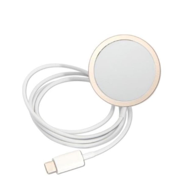 GUESS iPhone 14 Plus Magsafe Shell Marble + langaton laturi - valkoinen