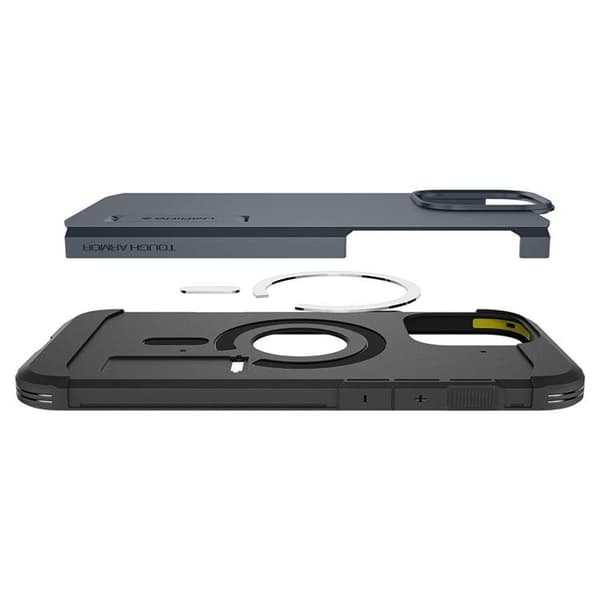 Spigen Mobilskal till iPhone 16 Pro Max MagSafe Tough Armor - Metal Slate Blå
