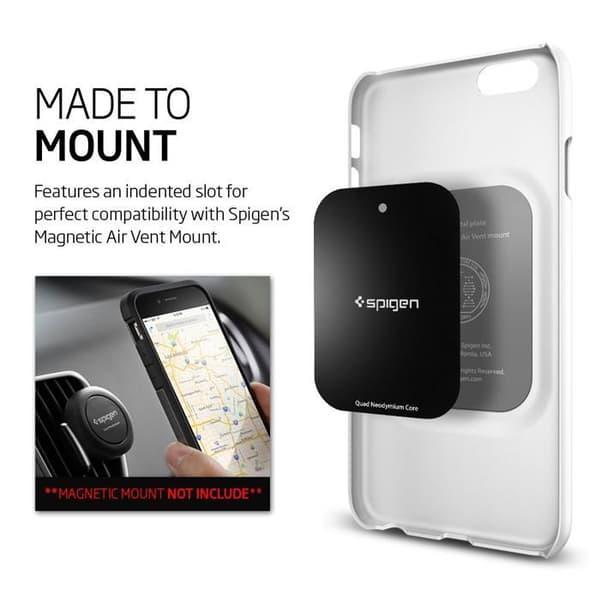SPIGEN Ultra Thin Fit Skal till Apple iPhone 6/6S (Vit) Vit