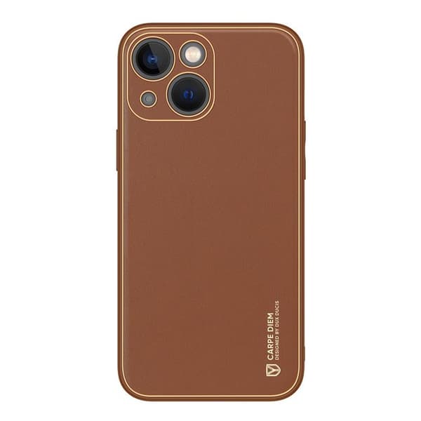 Dux Ducis iPhone 14 Skal Yolo - Brun Brun