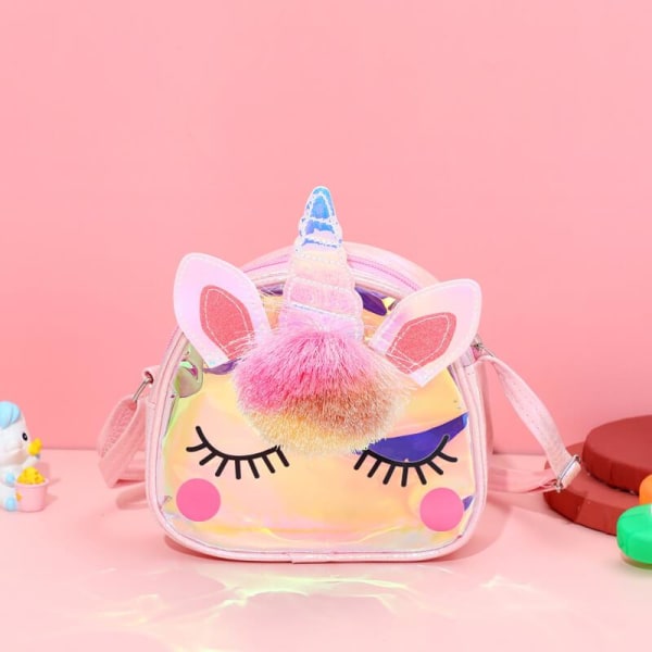 Lasten käsilaukku - Unicorn - Pinkki