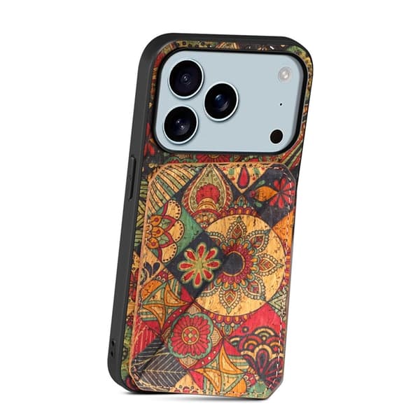 Mobilskal till iPhone 17 Pro Max Korthållare Blommor - Höst / Gul Gul