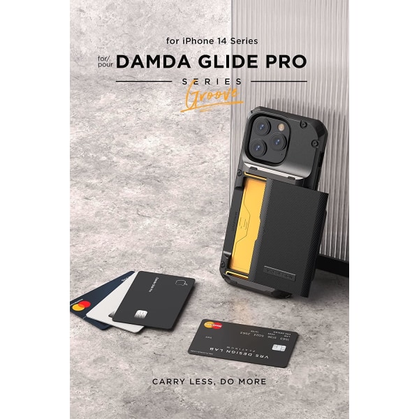 VRS DESIGN Damda Glide Pro Skal iPhone 14 Pro Max - Svart