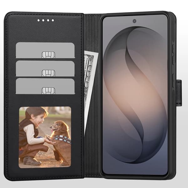 Tech-Protect Plånboksfodral För Galaxy S26 Ultra - Matte Svart Svart