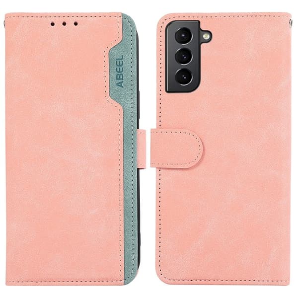 ABEEL Mobilskal till Samsung Galaxy S21+ 5G RFID-Skydding Ställ - Rosa