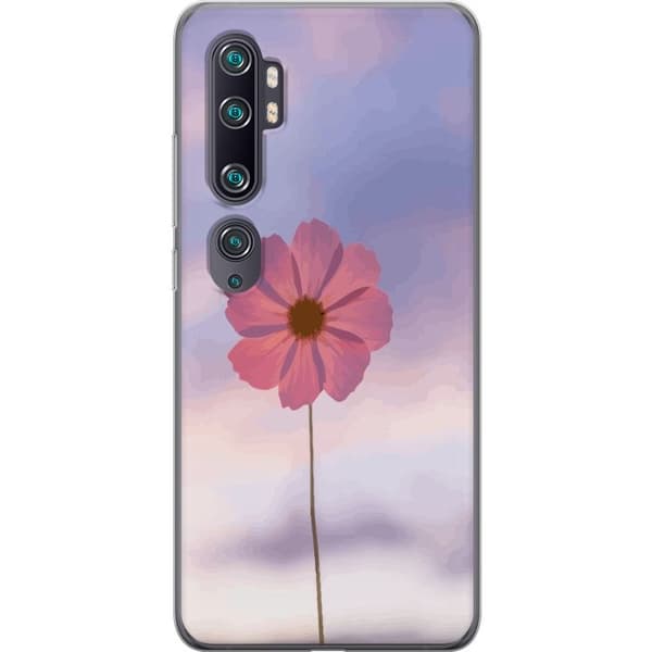 Mobilskal till Xiaomi Mi Note 10 med Rosa blomma