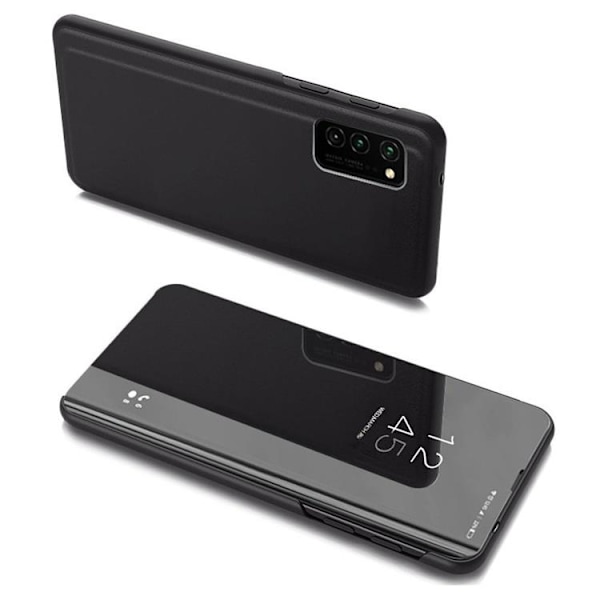 Galaxy A03s -kotelo Clear View - Musta Black