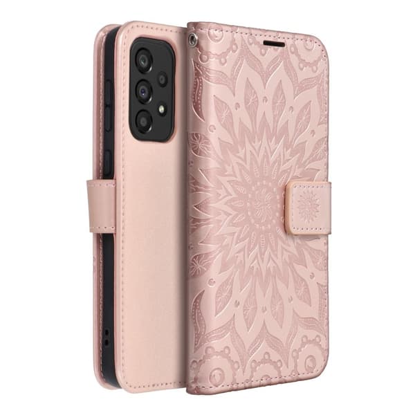 Forcell Galaxy A33 5G Etui Mezzo - Mandala Rosaguld Roséguld