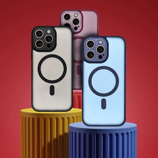 Telefontaske til iPhone 16 Pro Max MagSafe Variete - Sort Svart