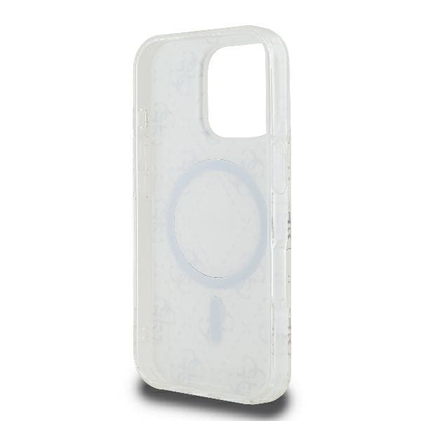 Guess Mobilskal till iPhone 16 Pro MagSafe IML 4G - Vit Vit