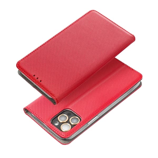 Xiaomi Redmi Note 14 4G Plånboksfodral Smart - Röd Röd