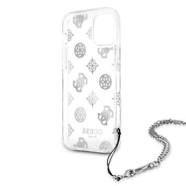 Guess iPhone 12 Pro Max Skal Peony Chain Collection - Silver Silver