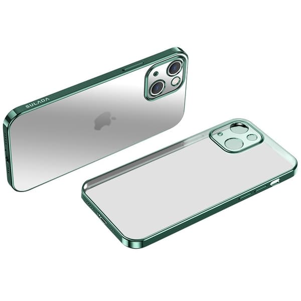 SULADA Mobilskal till iPhone 13 TPU Electroplating Grön 6.1 tum