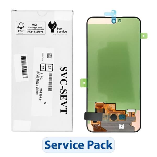 SAMSUNG A35 5G-skærm med LCD-skærm ServicePack A356B
