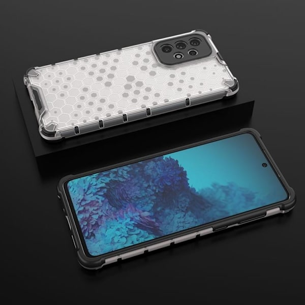 Galaxy A73 Skal Honeycomb Armored - Transparent