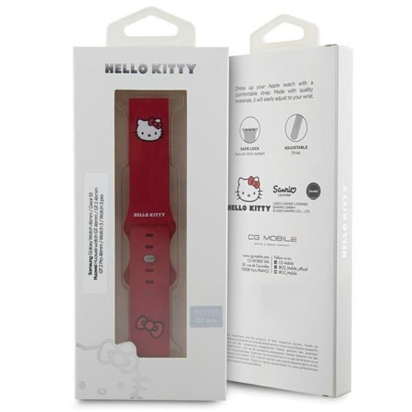 Hello Kitty Galaxy Watch 6 (40mm) Band Kitty Head - Röd
