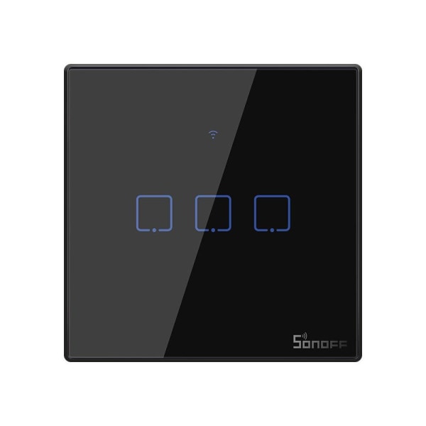 Sonoff 3-kanals Wi-Fi Smart Switch T3EU3C-TX - Sort