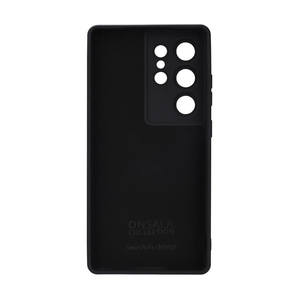 Onsala telefonetui til Galaxy S25 Ultra Silicone Feeling Genanvendt - Sort Black
