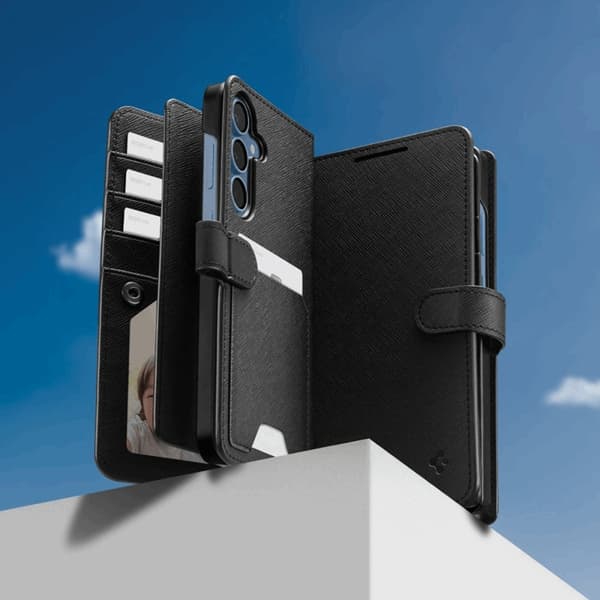 Spigen Galaxy S25 Plus Pung Etui „S“ - Sort Svart
