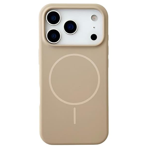 Mobilskal till iPhone 17 Pro Max MagSafe Silikon Anti Drop - Guld Guld