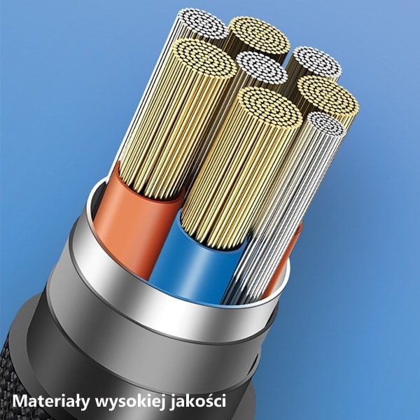 USAMS U33 Lightning Kabel flätad 1,2 m 2A SJ360USB03 - Rosa