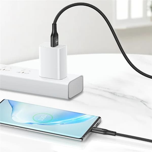 MCDODO USB-A - USB-C 5A Kabel 1.5M - Svart Svart
