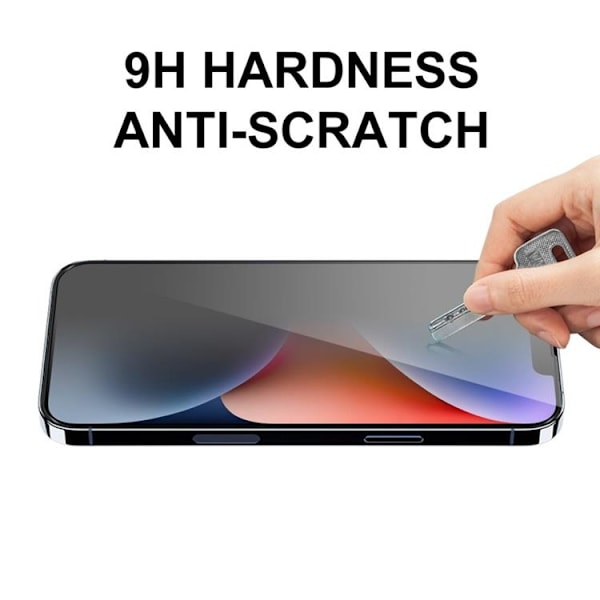 [1-PACK] Privacy Härdat Glas Skärmskydd iPhone 14 Plus Svart