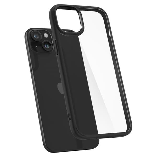 Spigen Telefontaske til iPhone 15 Plus Ultra Hybrid - Mat Sort Svart