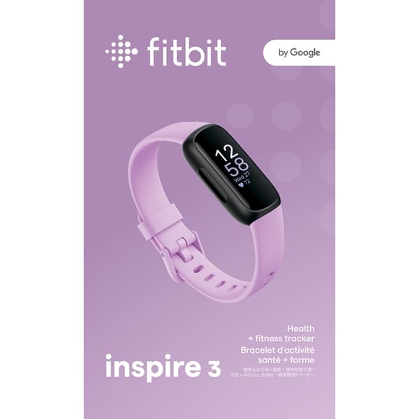 FITBIT Inspire 3. Black/Lilac Bliss Lila
