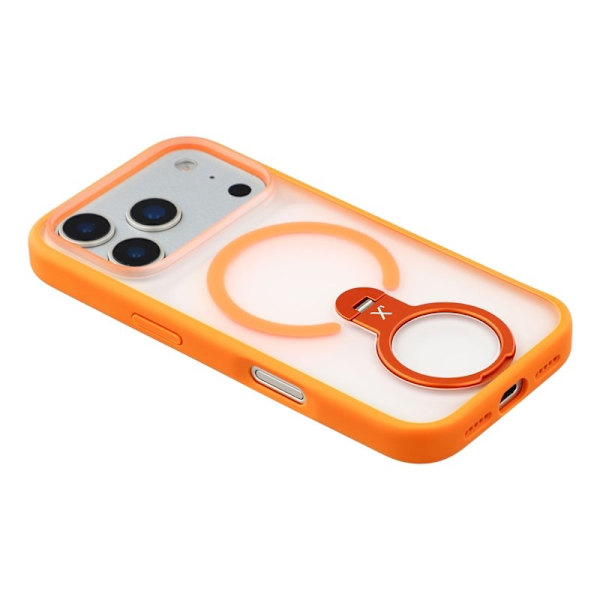 X-LEVEL Mobilskal till iPhone 17 Pro Max med Rotating Kickstand Orange