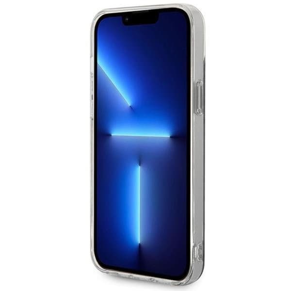 GUESS iPhone 14 Plus Magsafe Skal 4G Print + Trådlös Laddare - Musta Black