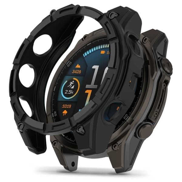 Tech-Protect Garmin Fenix 8 (47mm) Taske Defense Air - Sort Svart