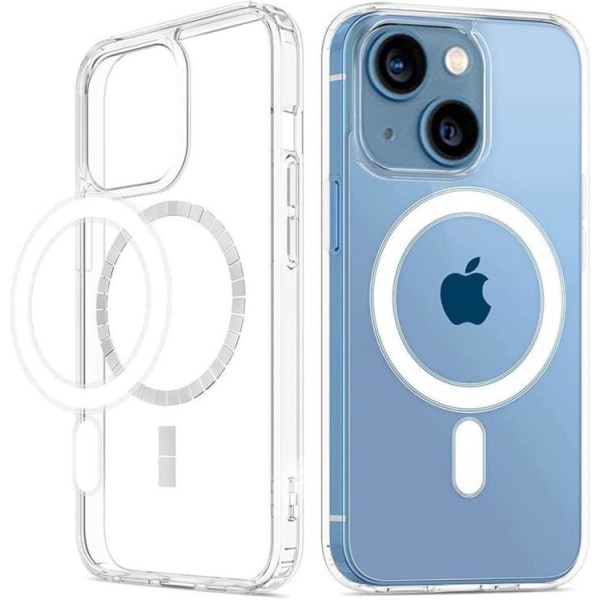BOOM iPhone 15 Plus Mobile Case Magsafe TPU - Läpinäkyvä