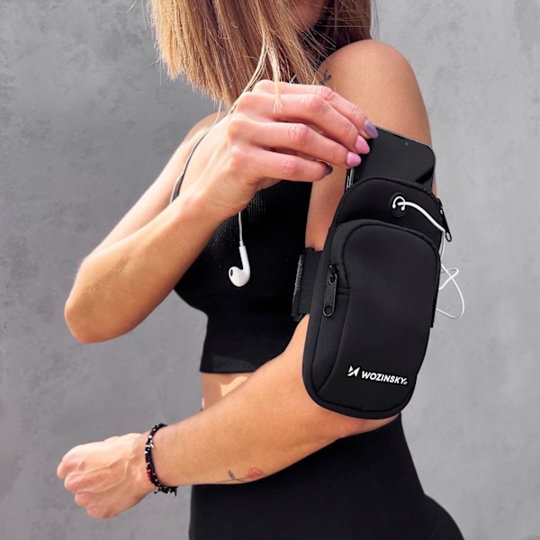Wozinsky Sport Armbånd - Sort Svart