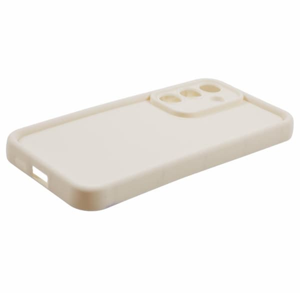 Mobilskal för Samsung Galaxy S26 Plus Grooved Design TPU - Beige