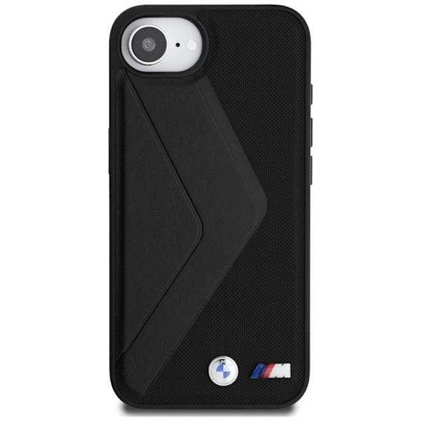 BMW telefontaske til iPhone 16e MagSafe overdimensionerede striber - sort Svart