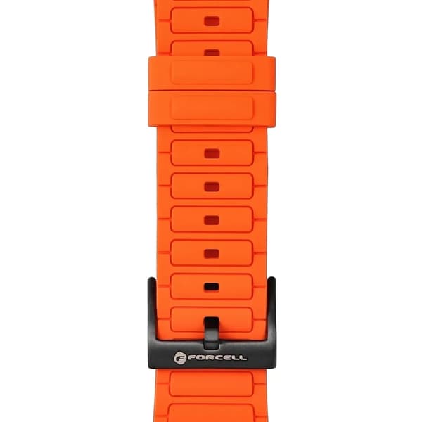 Forcell Apple Watch (42/44/45/49) Armband Silikon - Orange Orange