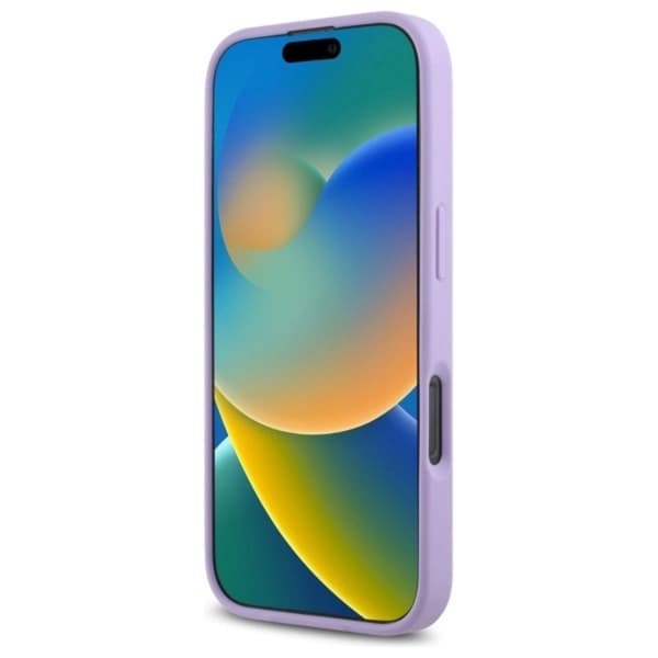 Guess Telefontaske til iPhone 16 Pro Max MagSafe Saffiano - Lilla Lila