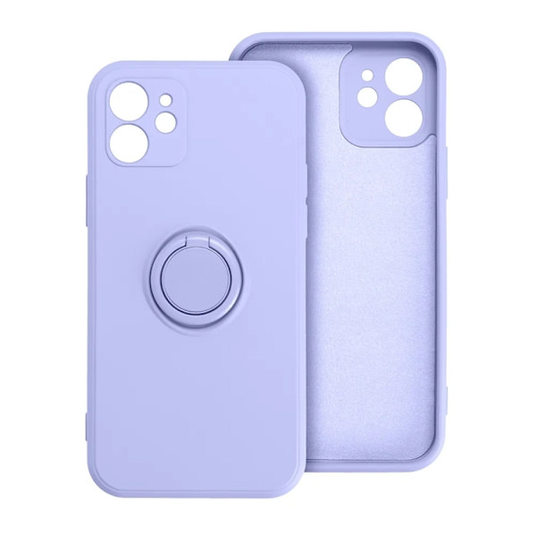 Mobilskal till iPhone 17 Silikon Ring - Lila Lila