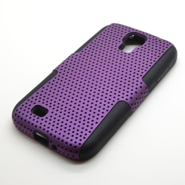 Mesh Combo -kuori Samsung Galaxy S4 i9500:lle (violetti) Lila