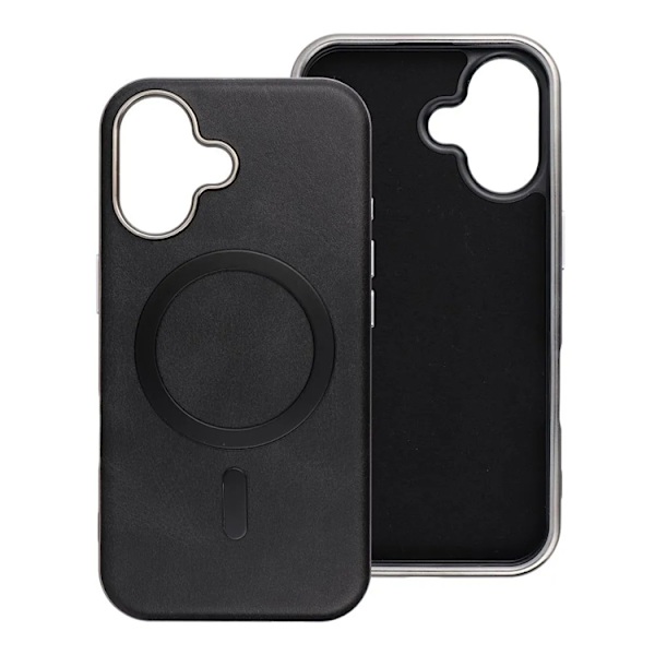Telefontaske til iPhone 14 Pro Max Magsafe Gentleman - Sort Svart