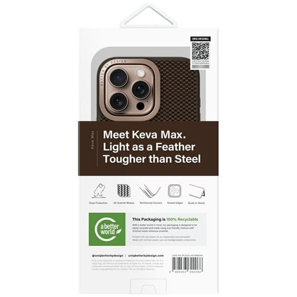 UNIQ Mobilskal till iPhone 16 Pro Max MagSafe Keva Max - Brun Brun