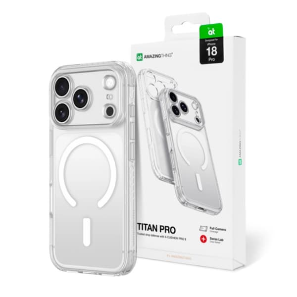 AmazingThing Mobilskal För iPhone 18 Pro/17 Pro Magsafe Minimal Drop Proof