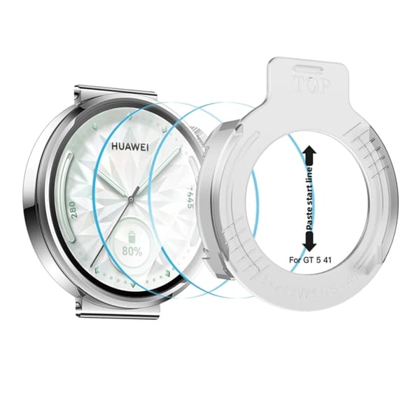 Tech-Protect [2-Pack] Huawei Watch GT 5 (41mm) Härdat glas Skärmskydd Transparent