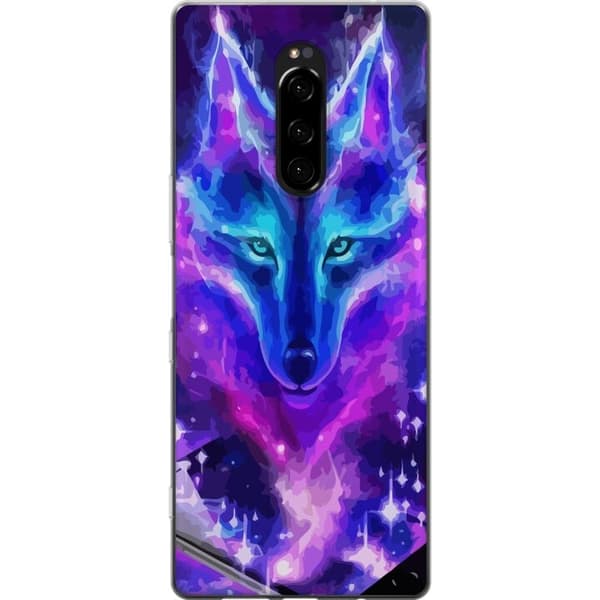 Mobilskal till Sony Xperia 1 med Neon Varg